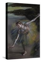 Dancer in Green-Edgar Degas-Stretched Canvas