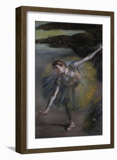 Dancer in Green-Edgar Degas-Framed Giclee Print