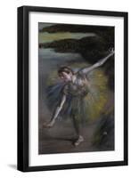 Dancer in Green-Edgar Degas-Framed Giclee Print