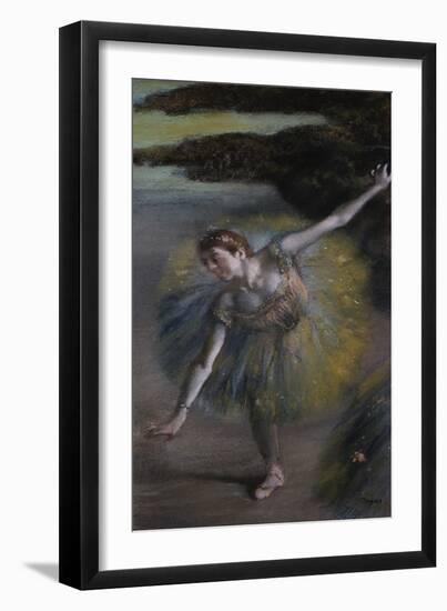 Dancer in Green-Edgar Degas-Framed Giclee Print