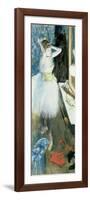 Dancer in Her Dressing Room, C.1879-Edgar Degas-Framed Giclee Print