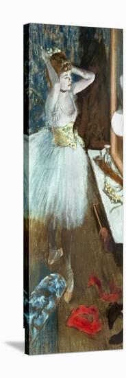 Dancer in Her Dressing Room-Edgar Degas-Stretched Canvas