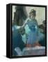 Dancer in Her Dressing Room-Edgar Degas-Framed Stretched Canvas