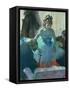 Dancer in Her Dressing Room-Edgar Degas-Framed Stretched Canvas