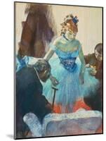 Dancer in Her Dressing Room-Edgar Degas-Mounted Giclee Print