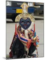 Dancer in Traditional Garb, Gyantse, Tibet, China-Ethel Davies-Mounted Photographic Print