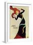 Dancer Jane Avril, Poster-Henri de Toulouse-Lautrec-Framed Giclee Print