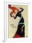 Dancer Jane Avril, Poster-Henri de Toulouse-Lautrec-Framed Giclee Print