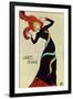 Dancer Jane Avril, Poster-Henri de Toulouse-Lautrec-Framed Giclee Print