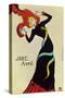 Dancer Jane Avril, Poster-Henri de Toulouse-Lautrec-Stretched Canvas