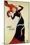 Dancer Jane Avril. Poster.-Henri de Toulouse-Lautrec-Mounted Giclee Print