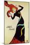 Dancer Jane Avril. Poster.-Henri de Toulouse-Lautrec-Mounted Premium Giclee Print