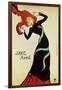Dancer Jane Avril. Poster.-Henri de Toulouse-Lautrec-Framed Giclee Print