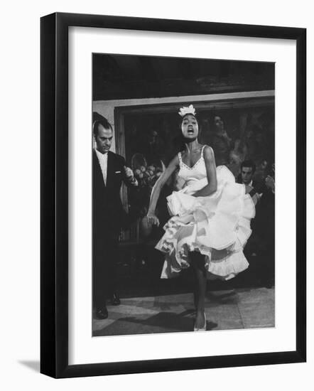 Dancer Maria Albaicin, Dancing Flamenco at Corral de La Moreria-Loomis Dean-Framed Photographic Print
