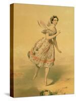 Dancer Maria Taglioni (1804-84) in the Ballet "Sylphides," 1840s-null-Stretched Canvas