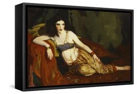 Dancer of Delhi-Robert Cozad Henri-Framed Stretched Canvas