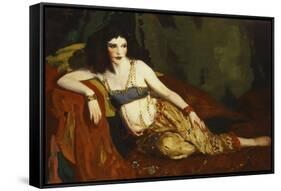 Dancer of Delhi-Robert Cozad Henri-Framed Stretched Canvas