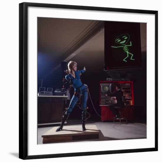 Dancer on the Short-Lived Television Show 'Turn-On', Los Angeles, California, February 1969-Yale Joel-Framed Photographic Print