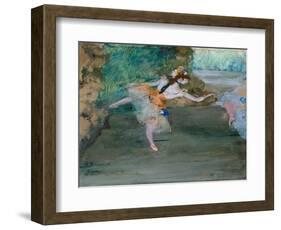 Dancer Onstage, c.1877-Edgar Degas-Framed Giclee Print