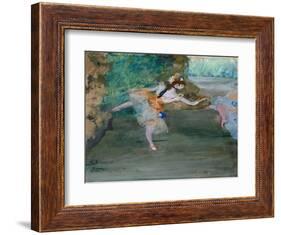 Dancer Onstage, c.1877-Edgar Degas-Framed Giclee Print