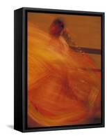 Dancer Performing at La Guelaguetza, Oaxaca, Mexico-Judith Haden-Framed Stretched Canvas