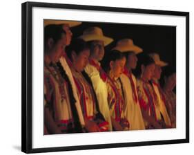 Dancer Performing at La Guelaguetza, Oaxaca, Mexico-Judith Haden-Framed Photographic Print