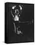 Dancer Ray Bolger Doing a Tap Dance Routine-Gjon Mili-Framed Stretched Canvas