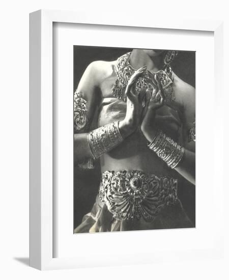 Dancer's Jewelry and Belt-null-Framed Photographic Print