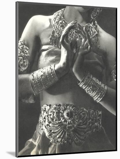 Dancer's Jewelry and Belt-null-Mounted Photographic Print