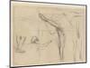 Dancer - Six Sketches-Edgar Degas-Mounted Giclee Print