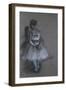 Dancer Standing, Her Hands Crossed Behind Her Back, 1874-David Gilmour Blythe-Framed Giclee Print