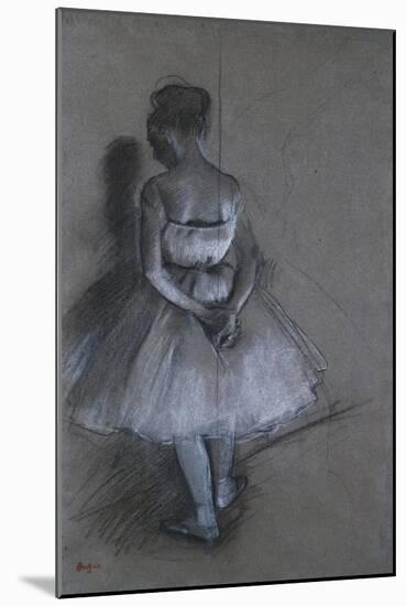 Dancer Standing, Her Hands Crossed Behind Her Back, 1874-David Gilmour Blythe-Mounted Giclee Print