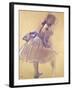 Dancer Standing, in Profile; Danseuse Debout, De Profil, C.1880-Edgar Degas-Framed Giclee Print