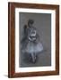Dancer Standing with Hands Crossed Behind Her Back, 1874-Edgar Degas-Framed Giclee Print