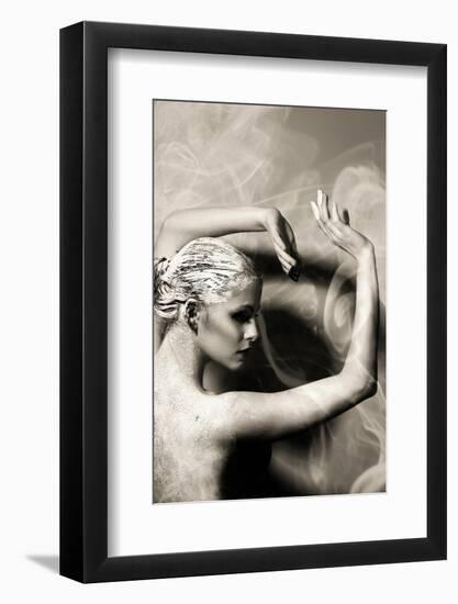 Dancer Statue-Incado-Framed Photographic Print