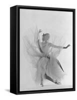 Dancer Tanaquil Leclercq Performing La Valse at Gjon Mili's Studio-Gjon Mili-Framed Stretched Canvas