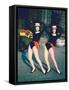 Dancer Twins Ellen and Alice Kessler of English Bluebell Troupe-Loomis Dean-Framed Stretched Canvas