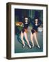 Dancer Twins Ellen and Alice Kessler of English Bluebell Troupe-Loomis Dean-Framed Photographic Print