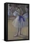 Dancer Tying a Bow-Edgar Degas-Framed Stretched Canvas