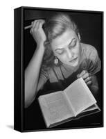 Dancer Valerie Bettis interprets William Faulkner's Novel as I Lay Dying into ballet-Nina Leen-Framed Stretched Canvas