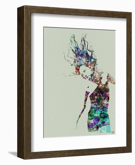 Dancer Watercolor 2-NaxArt-Framed Art Print