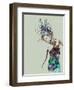 Dancer Watercolor 2-NaxArt-Framed Art Print