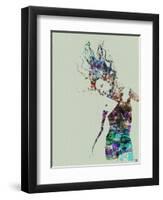 Dancer Watercolor 2-NaxArt-Framed Art Print