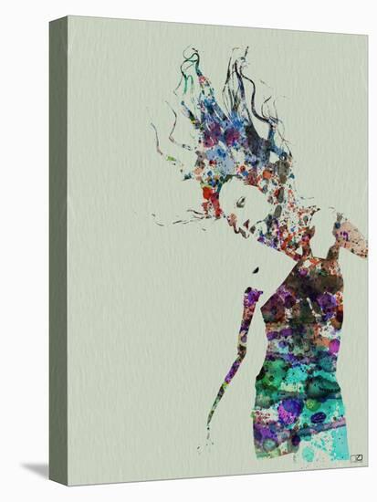 Dancer Watercolor 2-NaxArt-Stretched Canvas