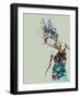 Dancer Watercolor 2-NaxArt-Framed Art Print