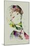 Dancer Watercolor 7-NaxArt-Mounted Premium Giclee Print