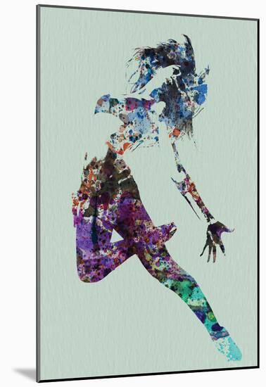 Dancer Watercolor-NaxArt-Mounted Poster