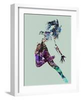 Dancer Watercolor-NaxArt-Framed Art Print