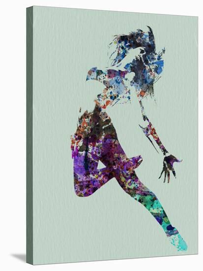 Dancer Watercolor-NaxArt-Stretched Canvas