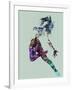 Dancer Watercolor-NaxArt-Framed Art Print